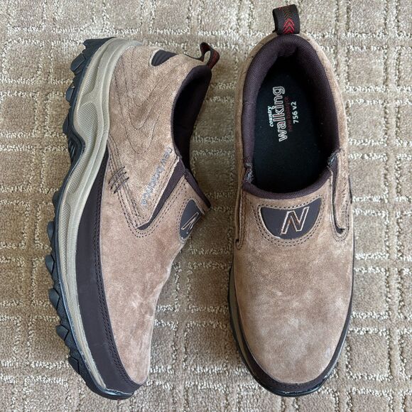 New Balance 756v2 Slip-on Walking Hiking Shoes Mens 8 Brown Tan Suede Outdoor main image 8